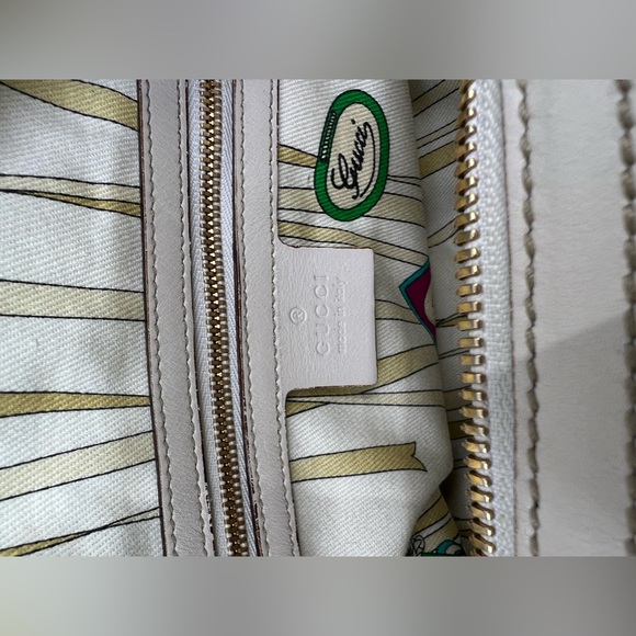 Gucci Biba Monogram Canvas Studded Hobo Bag - Picture 9 of 14